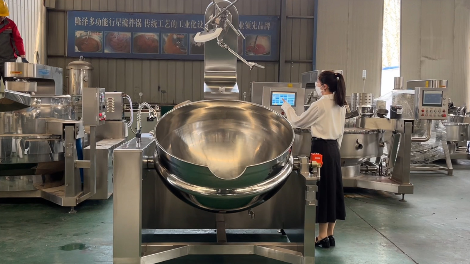 Full Automatic Steam Cooking Mixer Machine