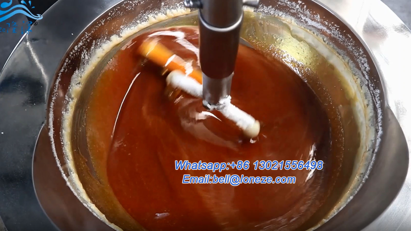 Large Capacity Caramel Sauce Industrial Planetary Cooking Kettle with Agitator