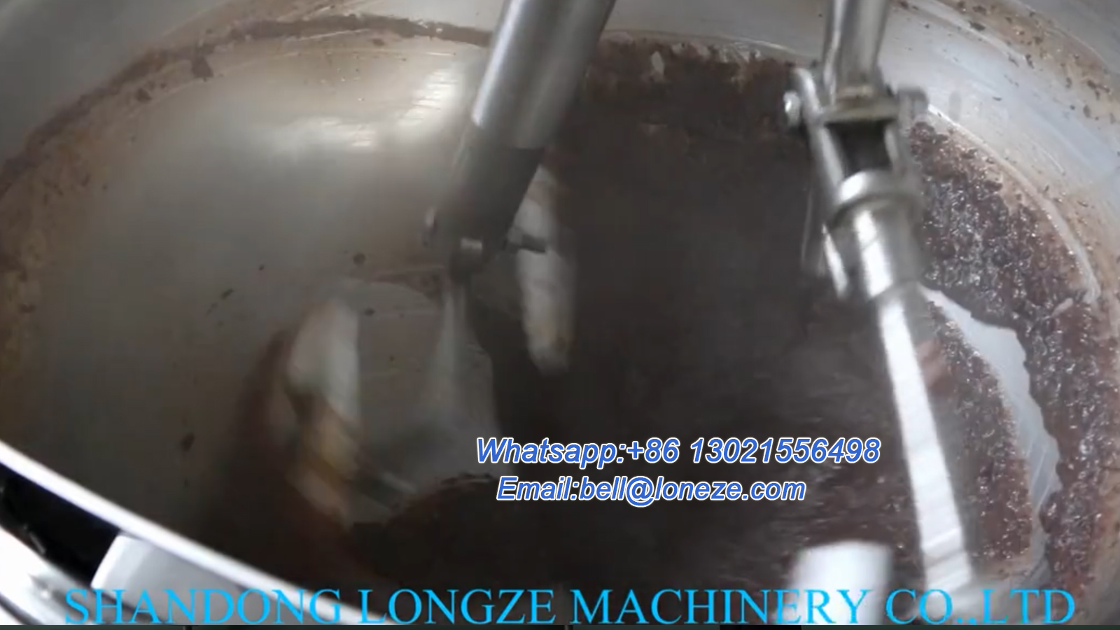 High Capacity Red Bean Paste Cooking Kettle with Mixer Machine