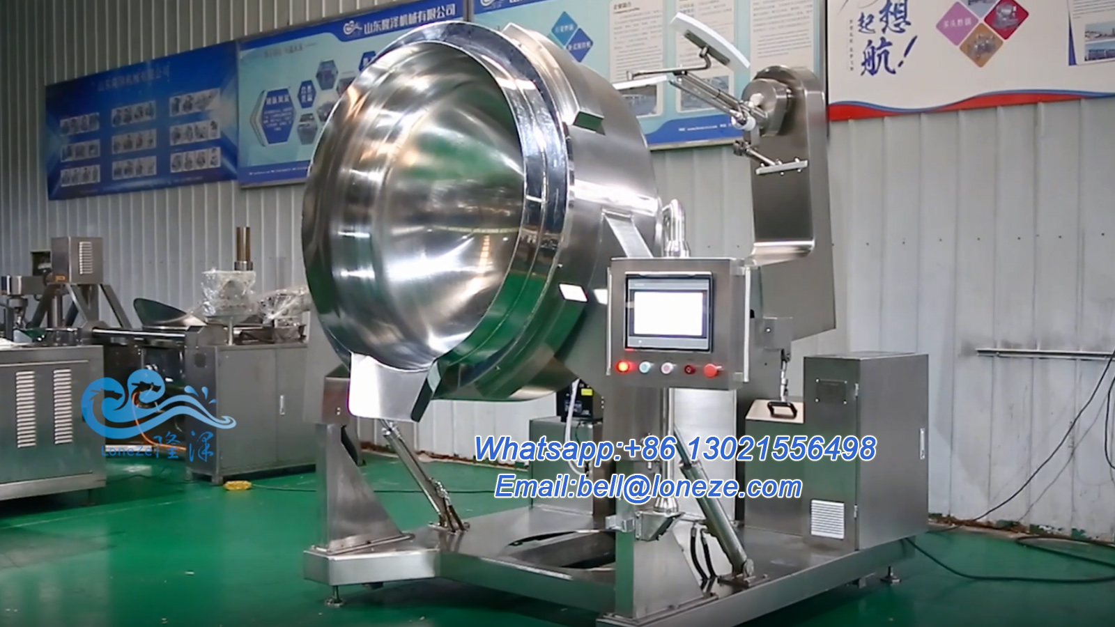 Large Industrial Electric Halwa Cooking Pot Mixer