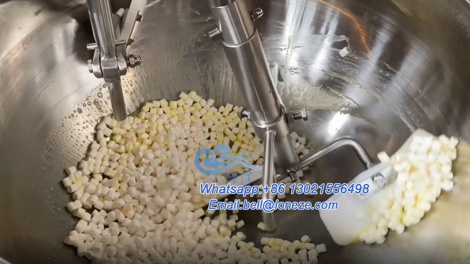 High Efficiency Automatic Cooking Mixer Pot Machine